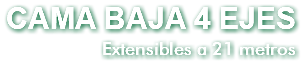 CAMA BAJA 4 EJES Extensibles a 21 metros